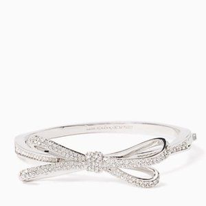 Kate Spade "Tied Up" Pave Hinged Bangle